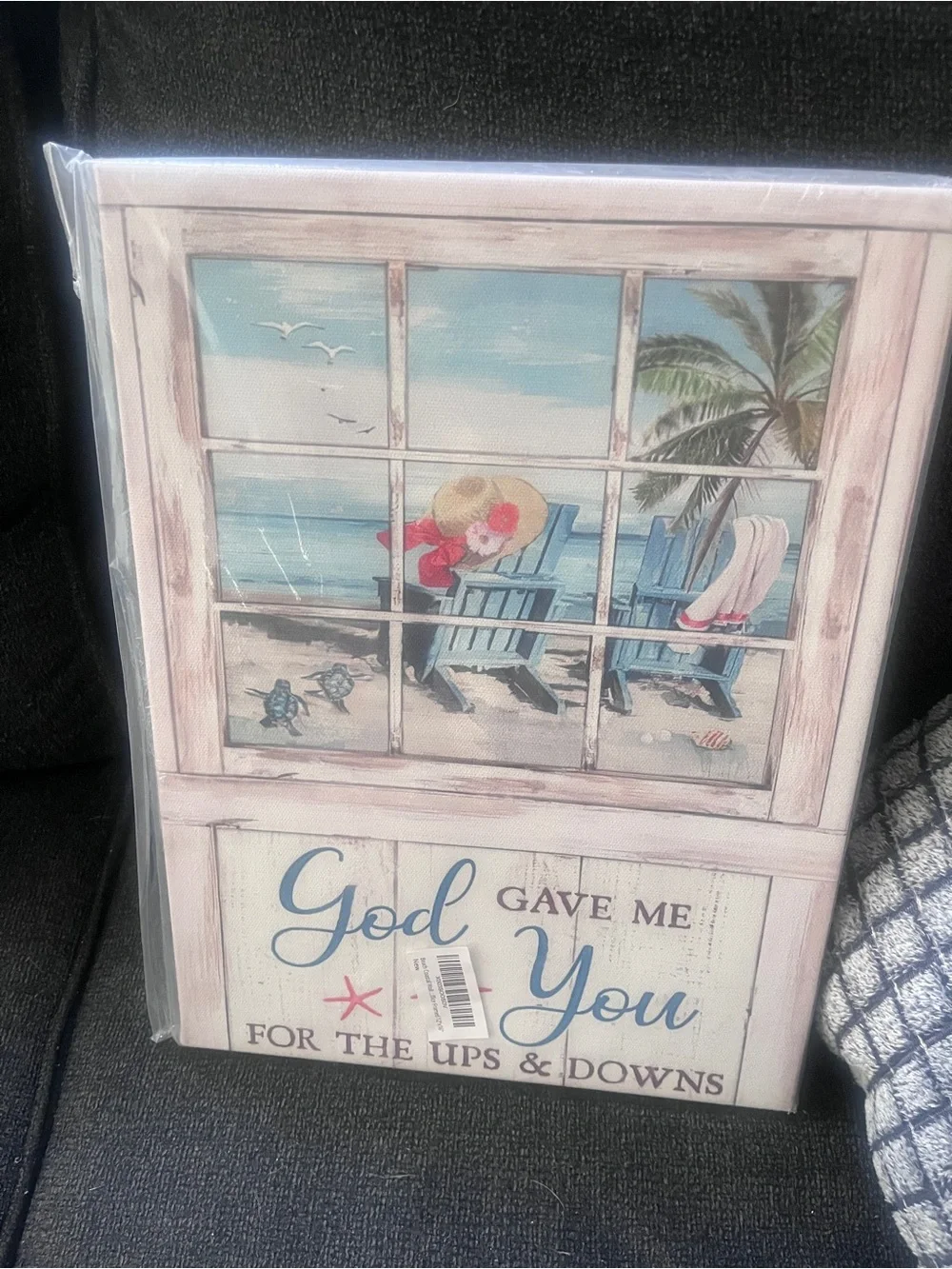 God Gave Me You Beach Window Wall Art - NEW